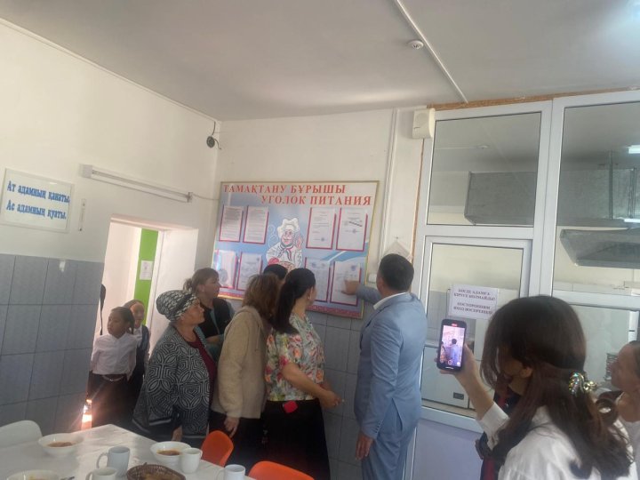 «Дұрыс тамақтануды насихаттау және тамақтану мәдениетін қалыптастыру» тақырыбында өткен он күндік іс-шаралар жоспарына сәйкес «Ыстық тамақпен қамту жұмысының сапасын арттырайық» бракераждық комиссиясының отырысы